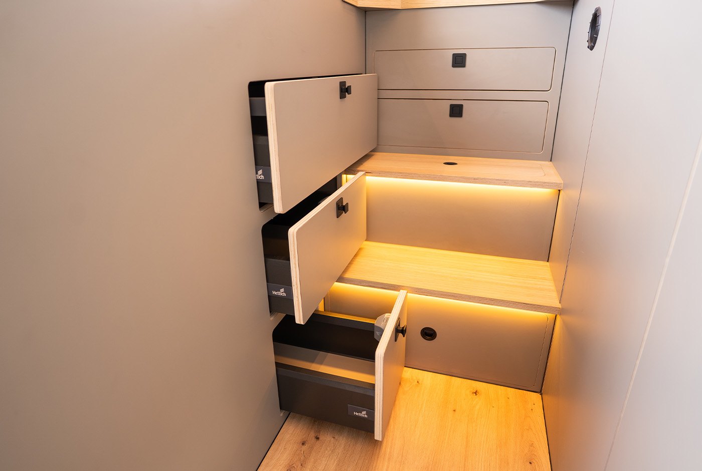 Offtrack Sprinter Six Line – Stauraum mit Schubladen